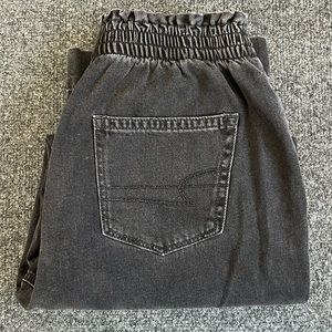 American Eagle Wide Leg Crop Jeans, Size 2